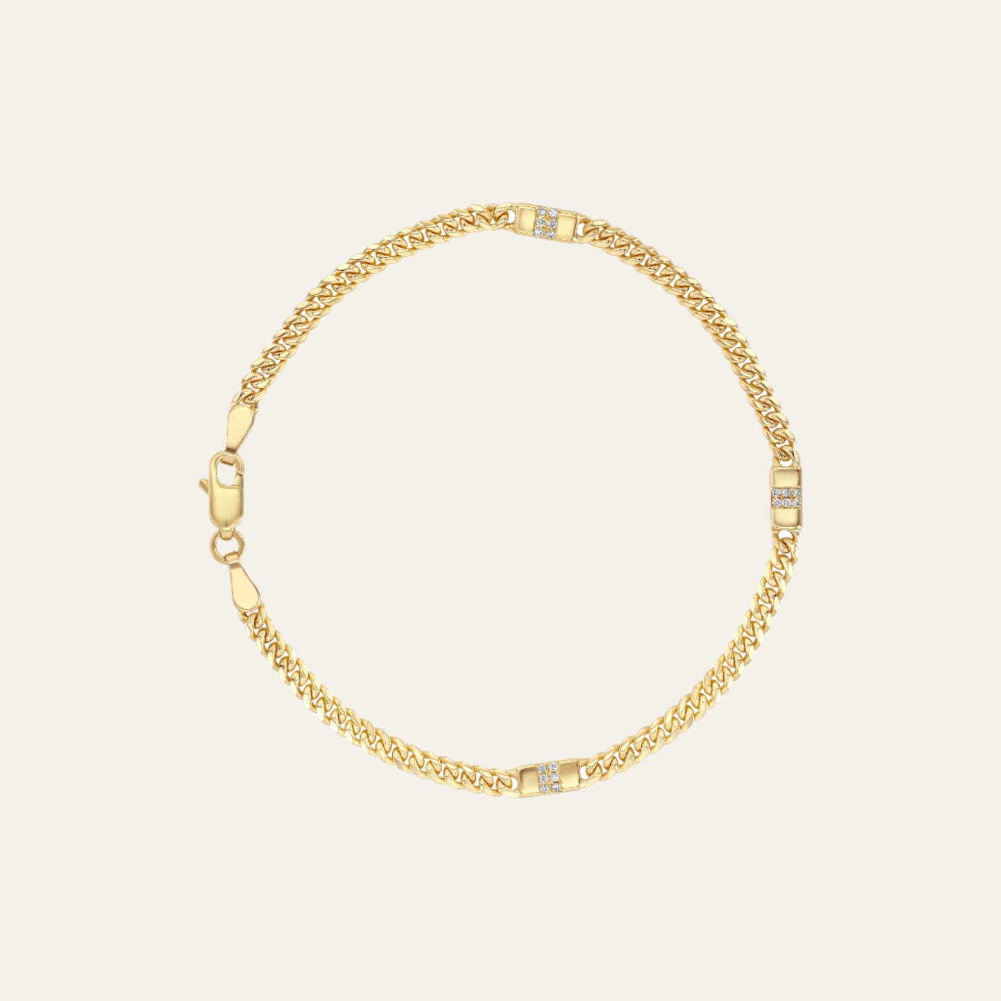 Diamond Link Cuban Bracelet