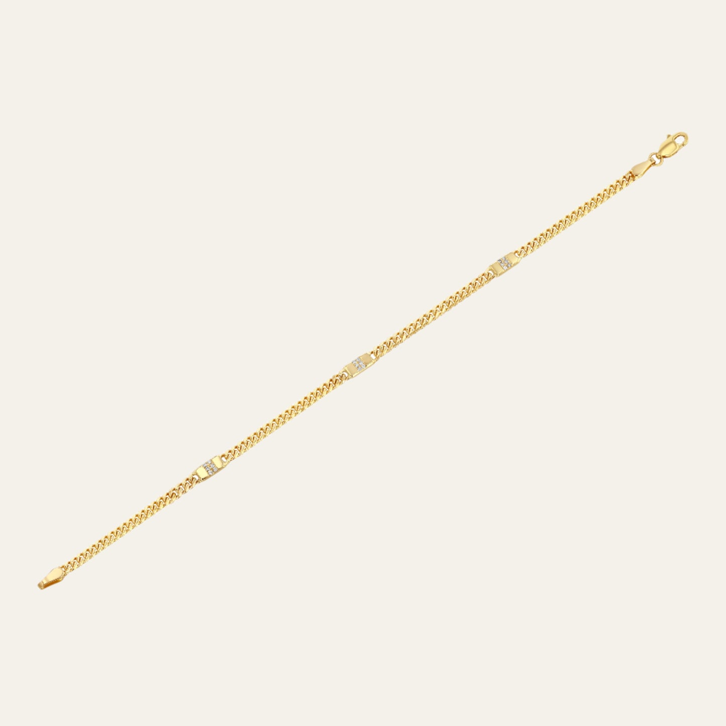 Diamond Link Cuban Bracelet