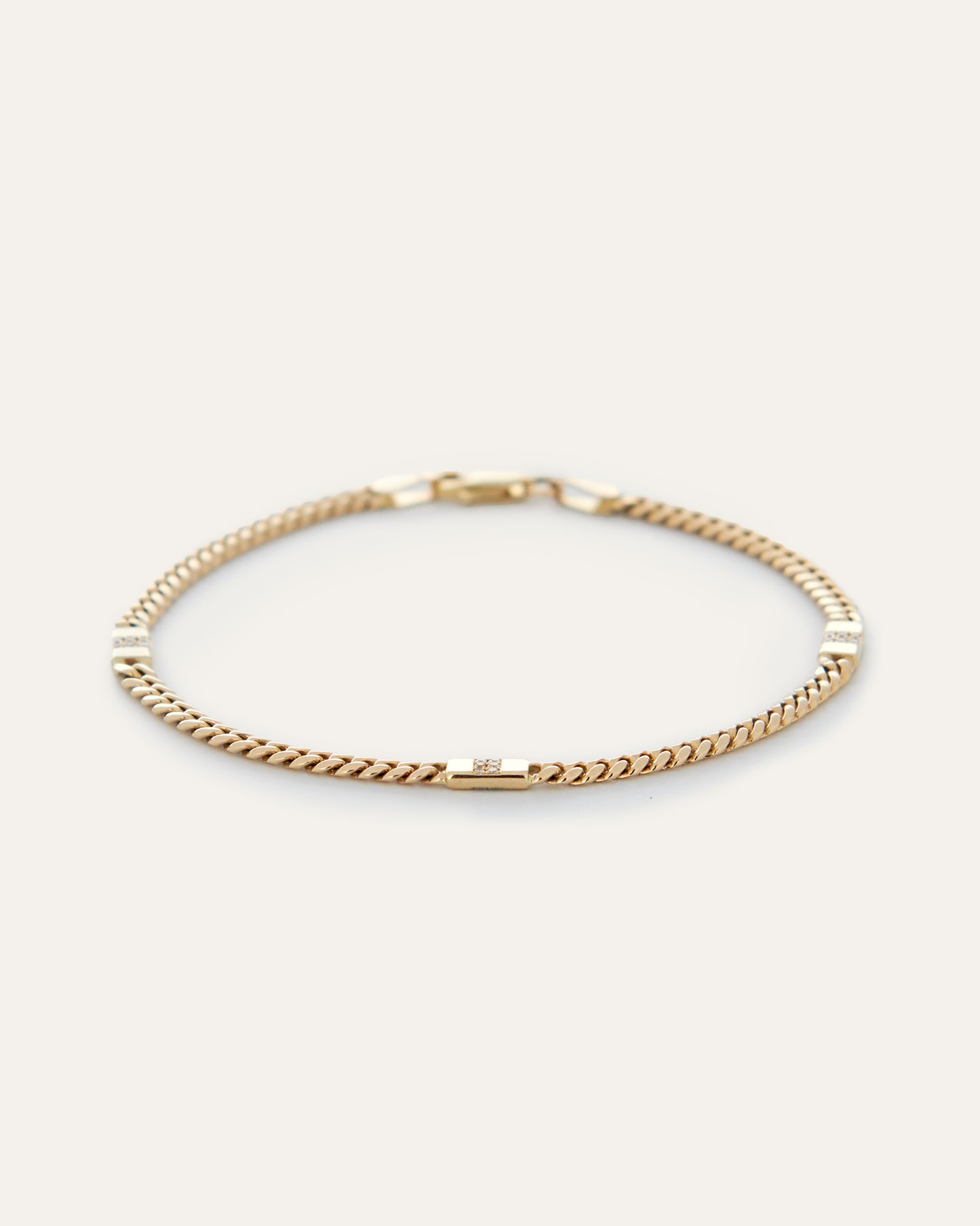 Diamond Link Cuban Bracelet
