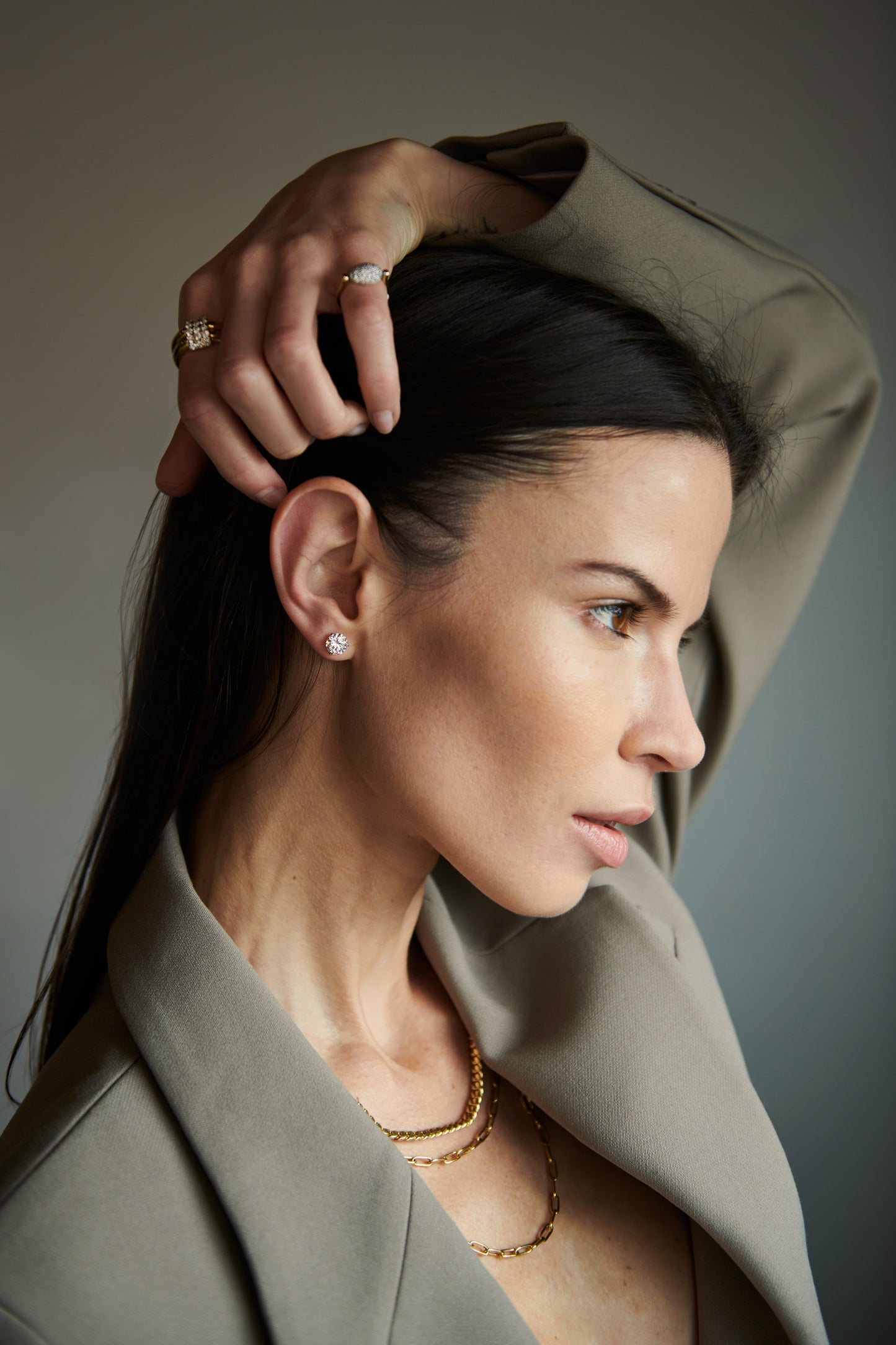 Diamond Stud Earrings
