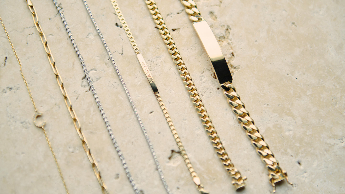 Modern Tennis Bracelet