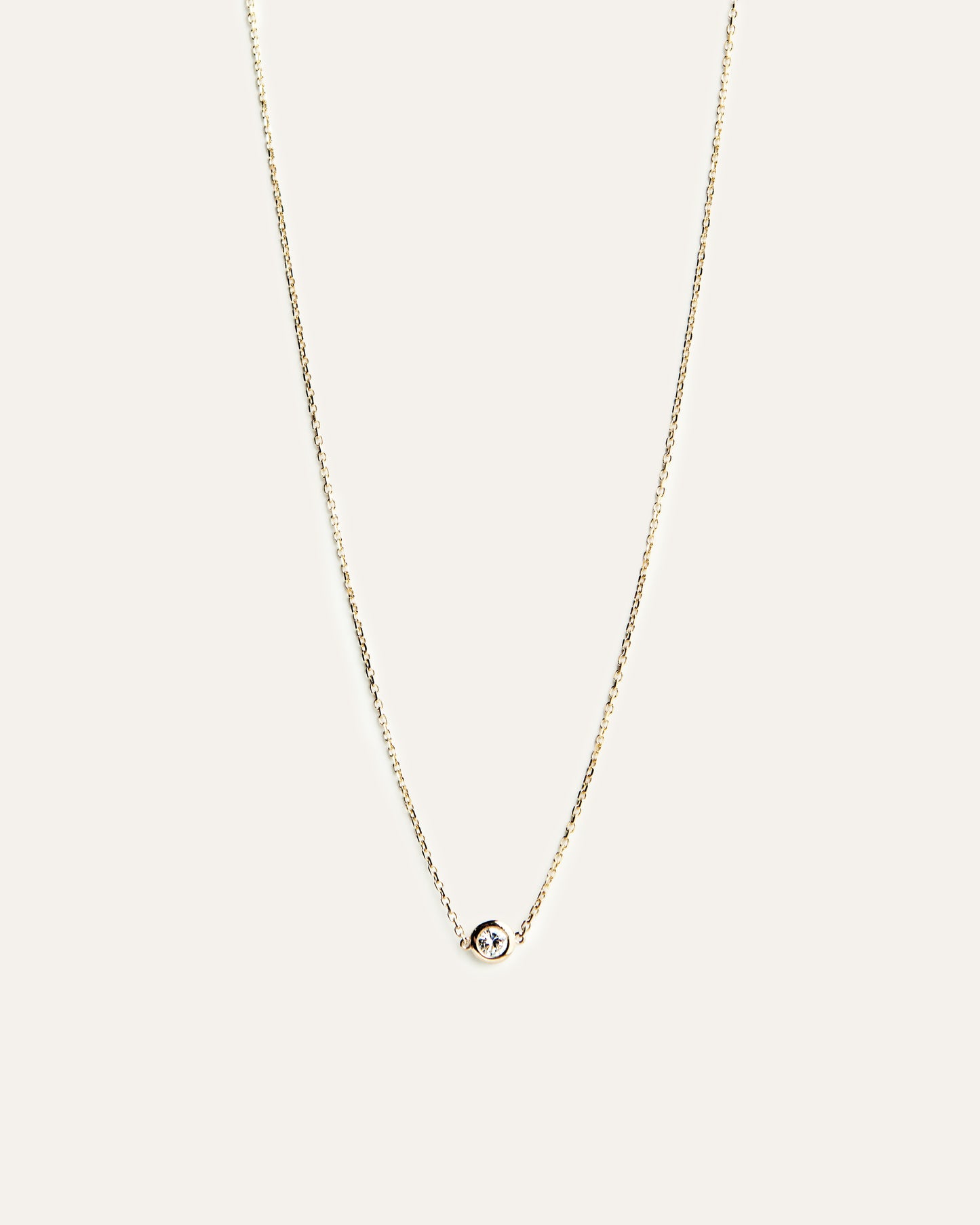 Lucky 1 Floating Diamond Necklace
