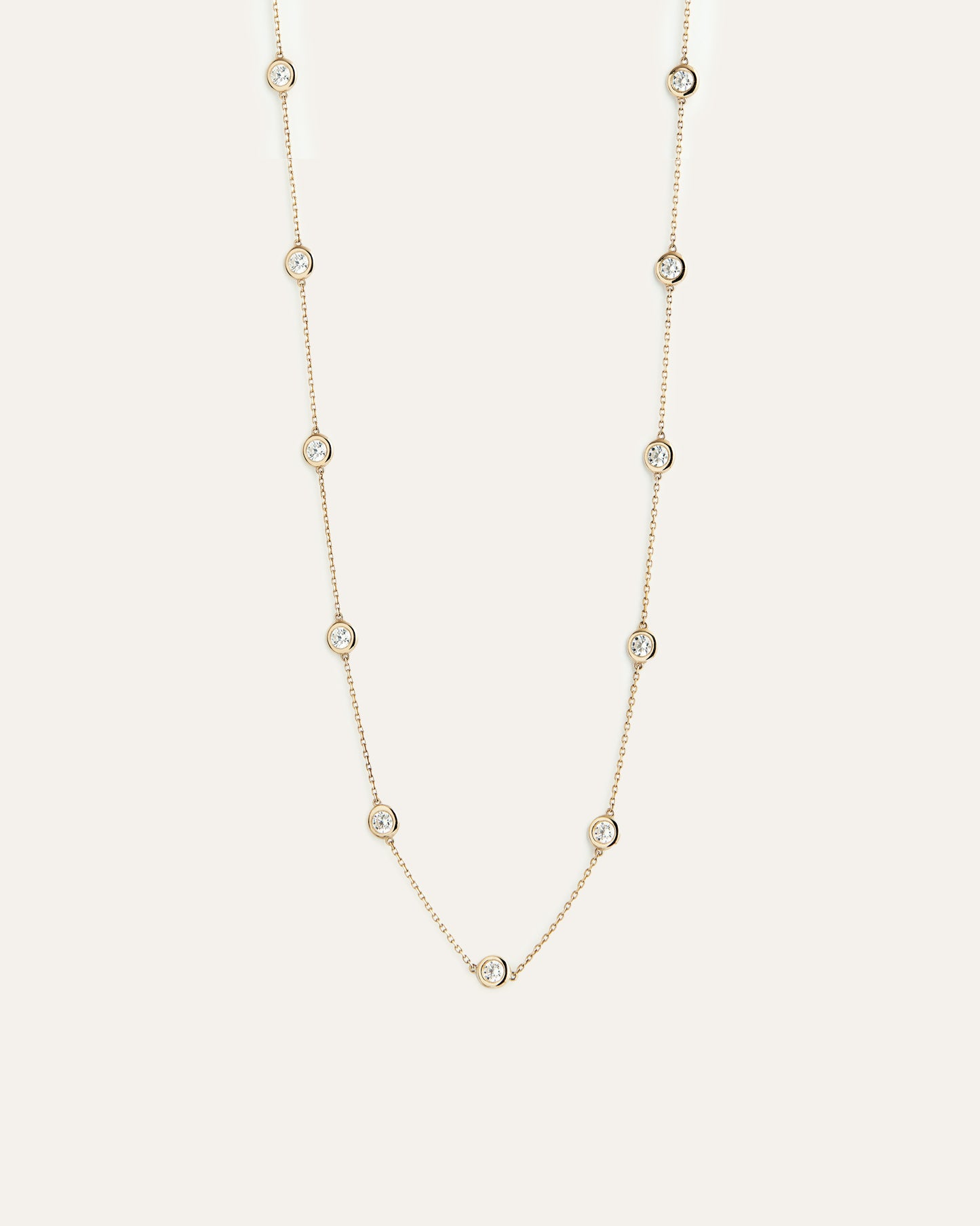 Lucky 11 Floating Diamond Necklace