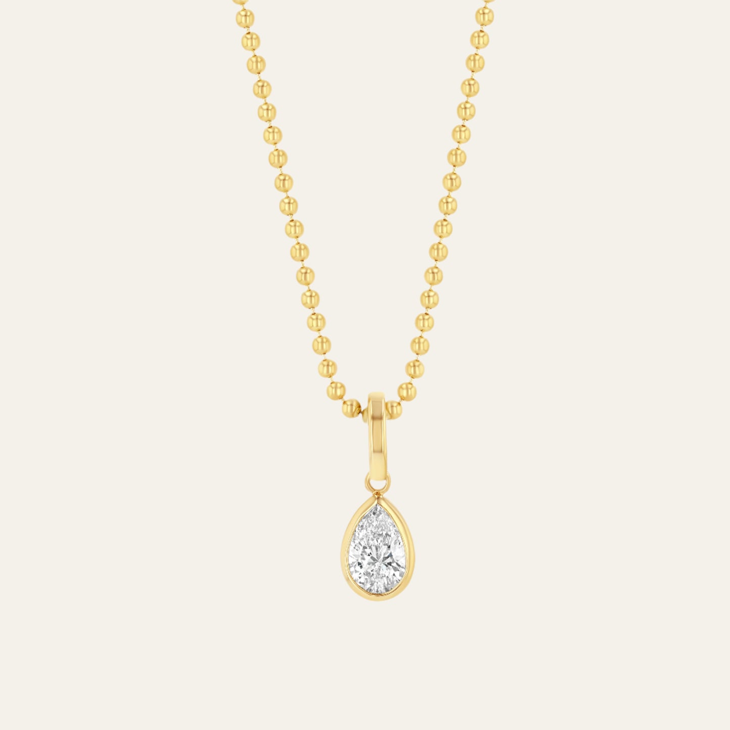 Happy Tear Diamond Necklace
