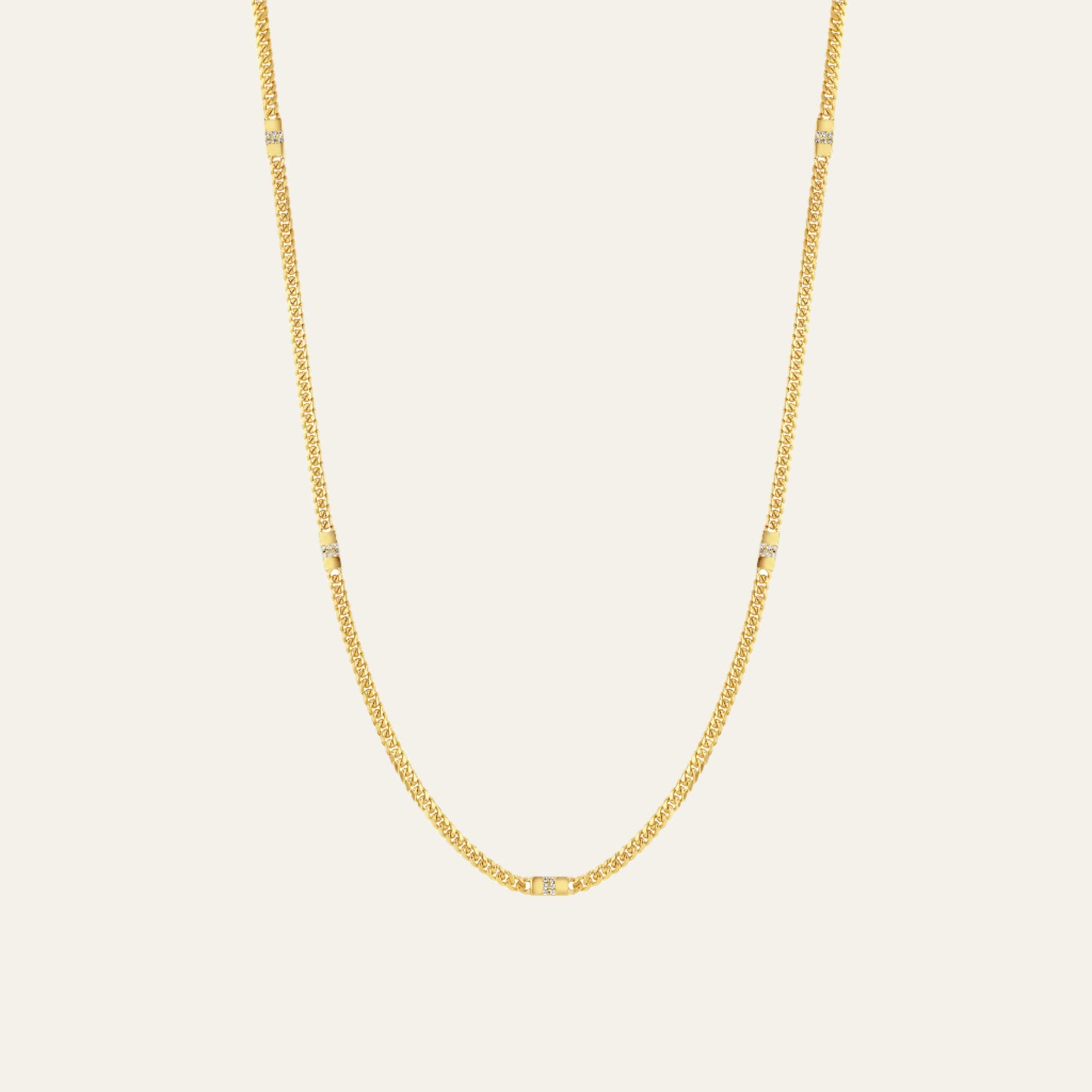 Diamond Link Cuban Necklace