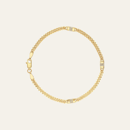 Diamond Link Cuban Bracelet