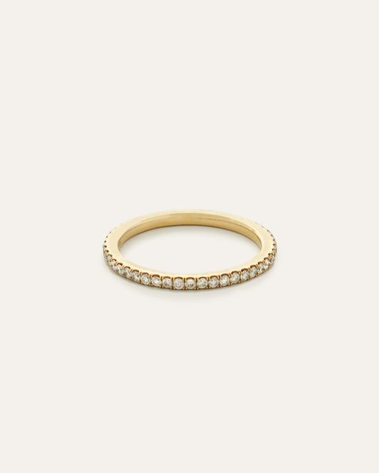 Micropave Diamond Eternity Ring