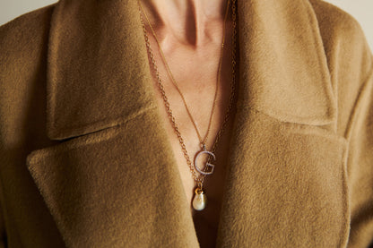 Diamond Initial Pendant Necklace