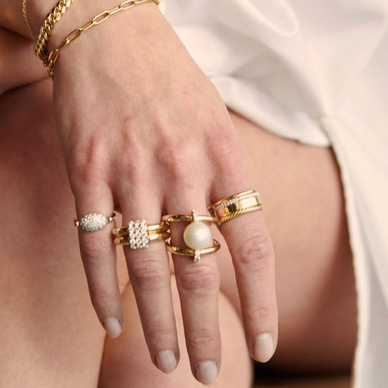 Wide Stacking Ring