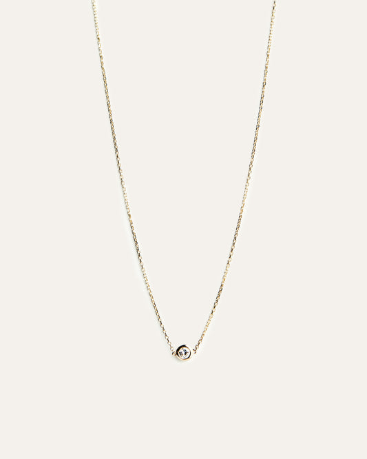 Lucky 1 Floating Diamond Necklace