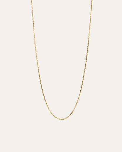 Super Fine Diamond Cut Necklace