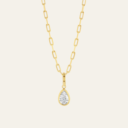 Happy Tear Diamond Necklace