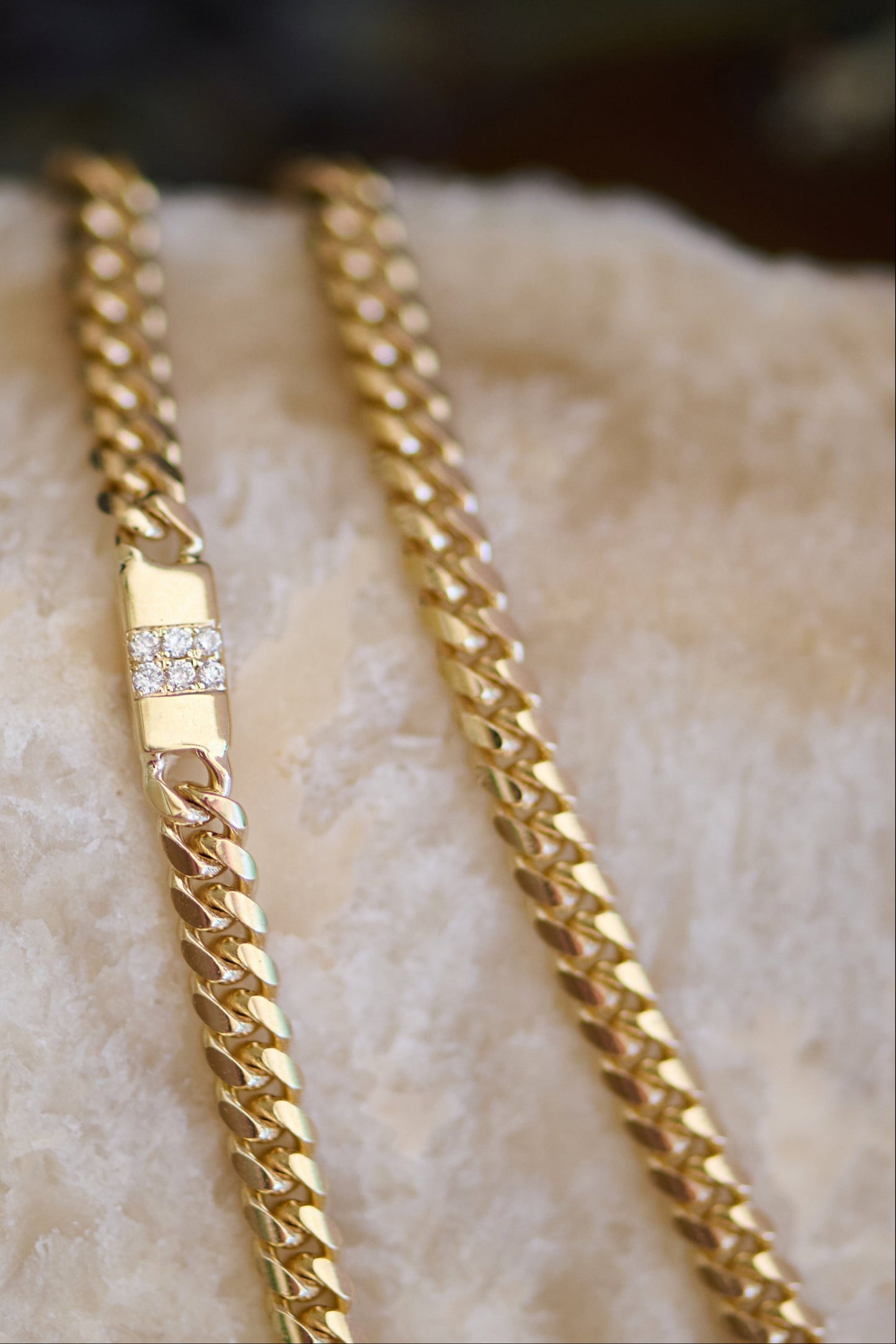 Diamond Link Cuban Necklace