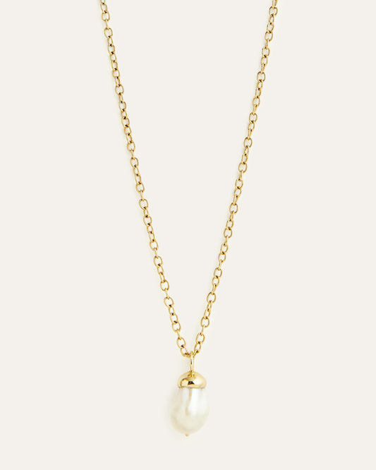 Baroque Pearl Pendant Necklace